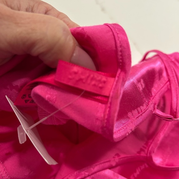 SKIMS Vibrant Pink Slip Dress - Picture 11 of 13